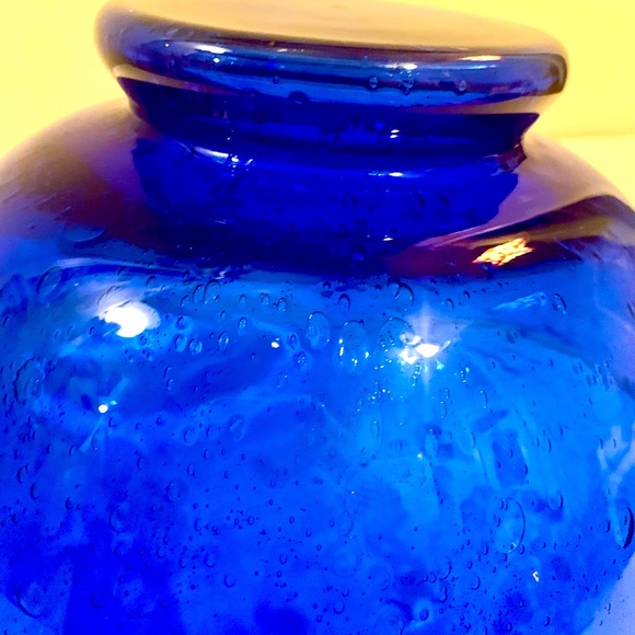 Murano Bubble Art Glass 11” Serving or Fruit Bowl - Picture 11 of 11